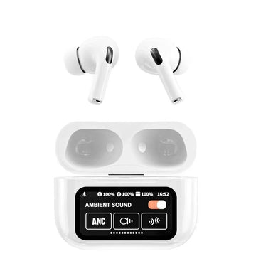 Digital Display Earbuds Screen Touch Controls Anc Enc Air Pods