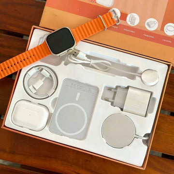 🔥 Apple Power Trio Combo – AirPods Gen 2 + MagSafe Power Bank + Ultra Watch | Only ₹1499! 🔥